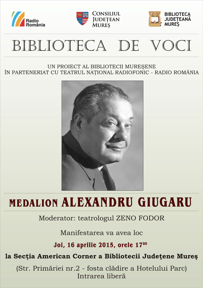 Biblioteca de voci - Alexandru Giugaru - Afis