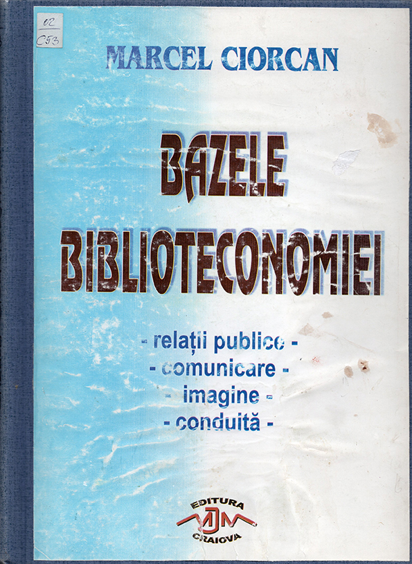 Bazele Biblioteconomiei, Marcel Ciorcan