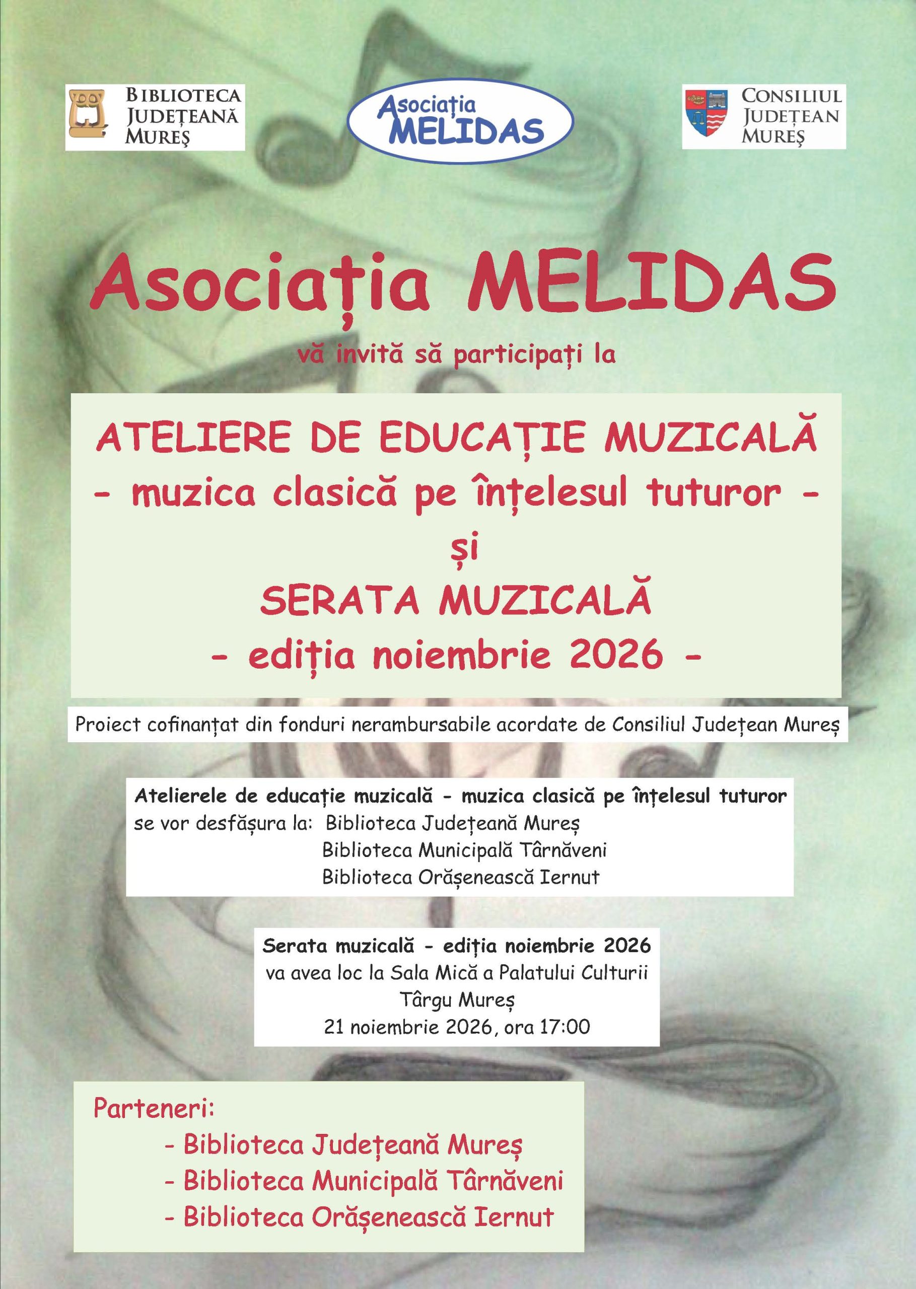 Ateliere de educație muzicală - Asociația Melidas