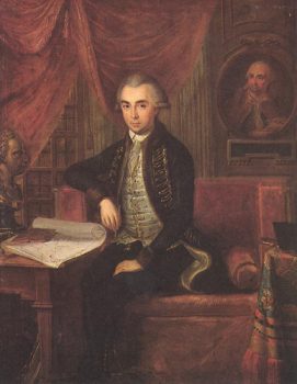 Teleki Sámuel tînăr, 1787, pictură de Stock János Márton